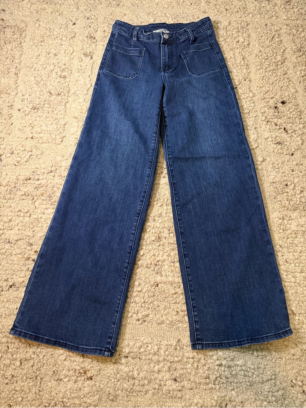 Jason Wu Wide-Leg Jeans in Deep Blue Denim